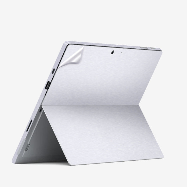 Notebook Shell Protection Sticker For Microsoft Surface Pro 4/5/6 (Back A+Border Silver Drawing)