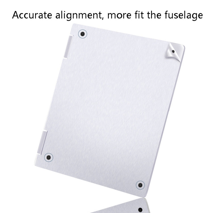 Notebook Shell Protection Sticker For Microsoft Surface Pro 6 (Back A+Border Black Matte)