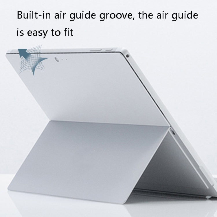 Notebook Shell Protection Sticker For Microsoft Surface Pro 7 (Back A+Border Matte Translucent)