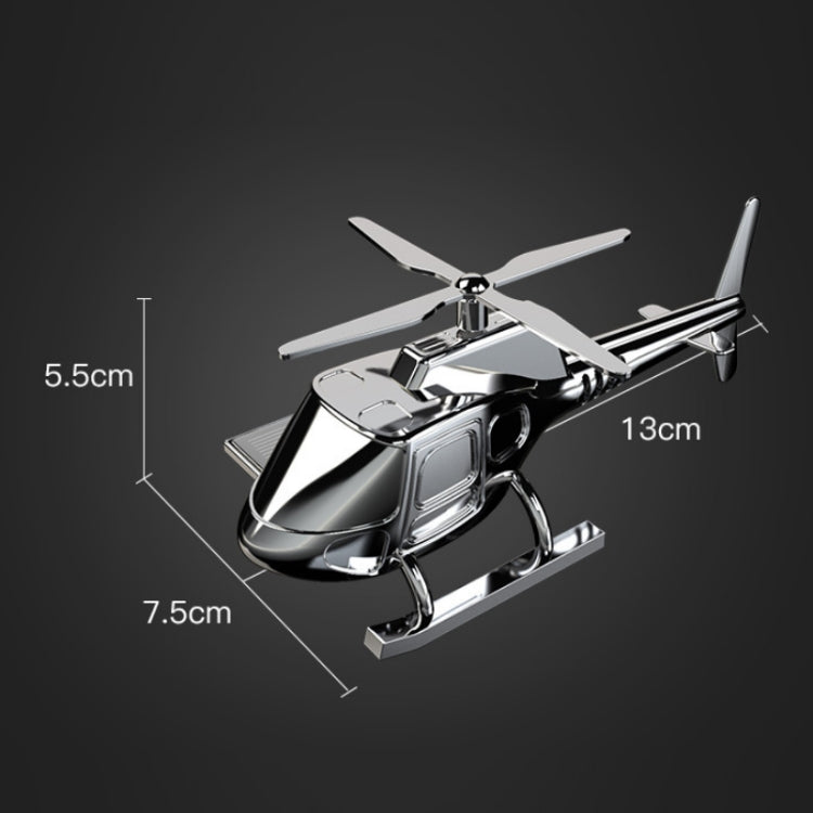 In-Car Odor-Removing Decorations Car-Mounted Helicopter-Shaped Aromatherapy Decoration Products Specification: Black/1 Aromatherapy Core