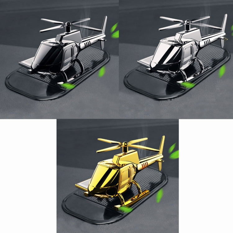 In-Car Odor-Removing Decorations Car-Mounted Helicopter-Shaped Aromatherapy Decoration Products Specification: Black/10 Aromatherapy Core