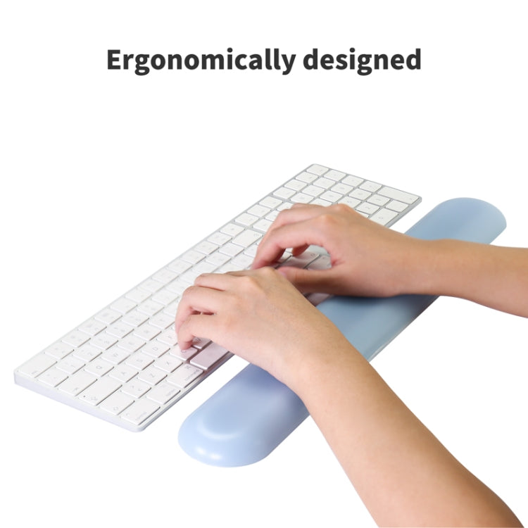 Creative Wristband Cute Silicone Hand Pillow Crystal Wrist Mouse Holder, Size: 43.5 x 6.8 x 1.75cm, Colour: Light Blue-Large