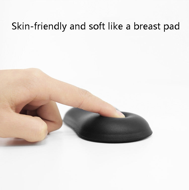 HW Office Household Wrist Mouse Pad Leather Stereo Silicone Wrist Pad
