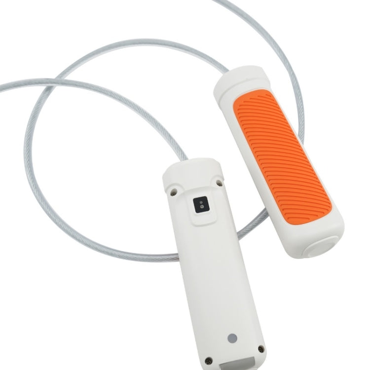 3m APP Smart Bluetooth Skipping Rope Exercise Counting Fitness Steel Wire Skipping Rope(Orange White)