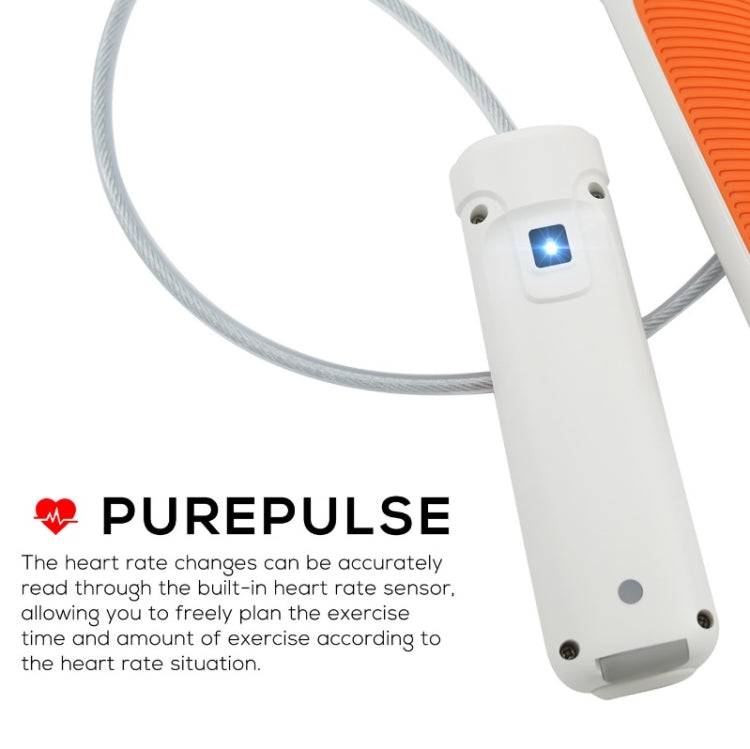 3m APP Smart Bluetooth Skipping Rope Exercise Counting Fitness Steel Wire Skipping Rope(Orange White)