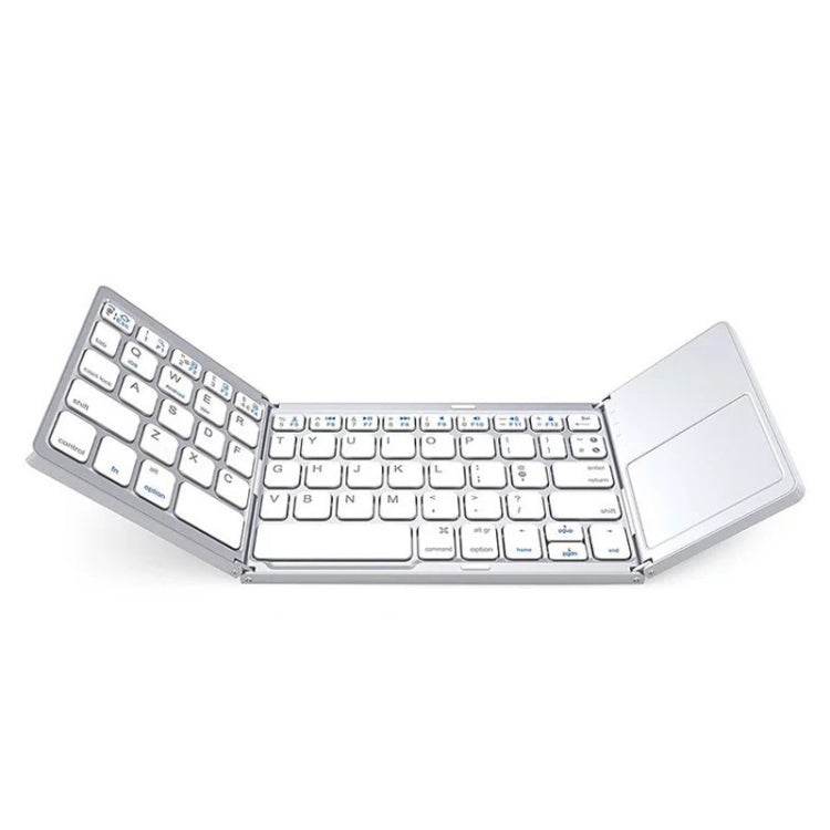 B033 63 Keys Wireless Bluetooth Three Folding Keyboard