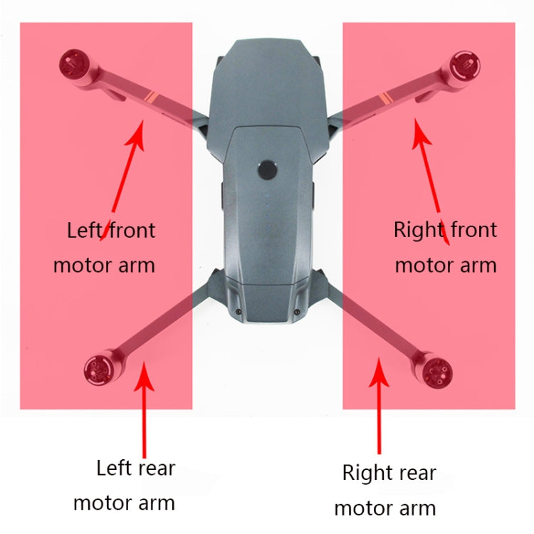 Left Rear Motor Arm Repair Parts for DJI Mavic Pro
