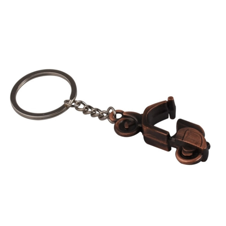 10 PCS Motorcycle Shape Keychain Car Metal Keychain