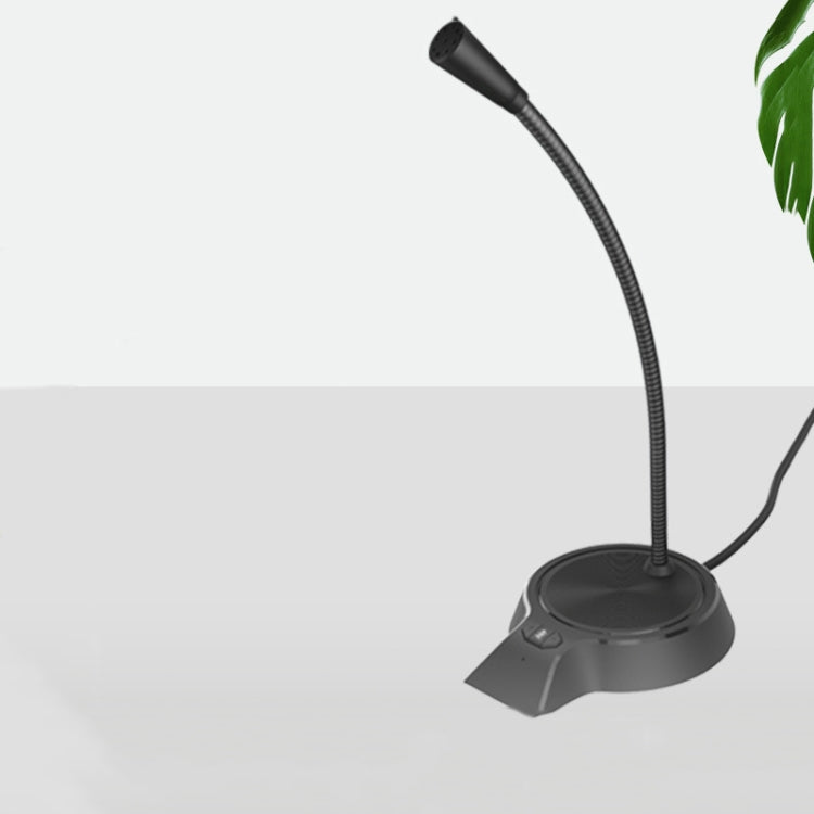 Desktop Computer Game Live Broadcast K Song Conference Condenser Microphone, Colour: M90-Zinc Alloy USB Built-in Sound Card