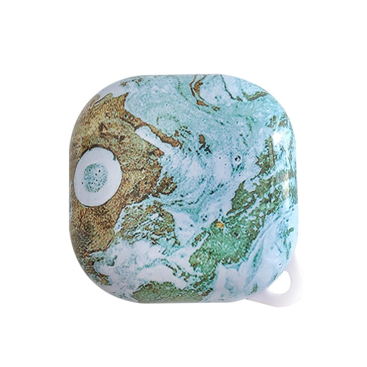 2 PCS Marble Pattern Wet Sticking PC Hard Shell Cover for Galaxy Buds Live