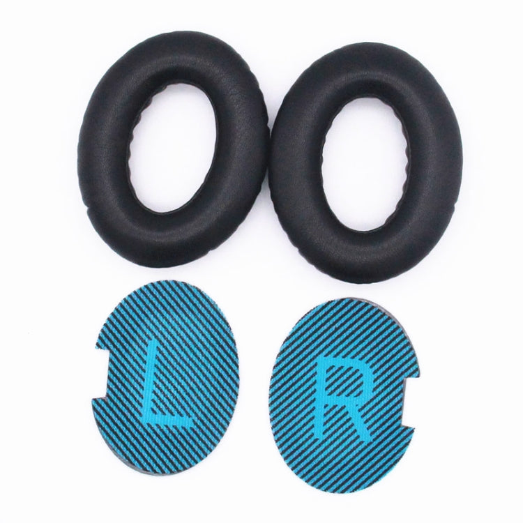 2 PCS Headset Lambskin Sponge Cover Earmuffs For Bose QC25 / QC15 / QC2 / QC35 / AE2i