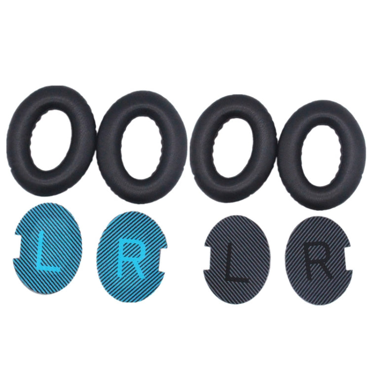 2 PCS Headset Lambskin Sponge Cover Earmuffs For Bose QC25 / QC15 / QC2 / QC35 / AE2i