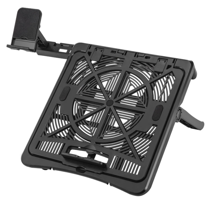 DB-11 Stand-Sit Alternate Laptop Stand Tablet Heightened Heat Dissipation Foldable Portable Computer Stand with 1 Mobile Bracket (Black)