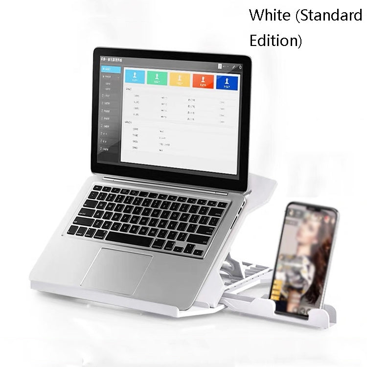 N31 Portable Laptop Bracket Liftable Computer Support Base, Colour: White (Standard Edition)