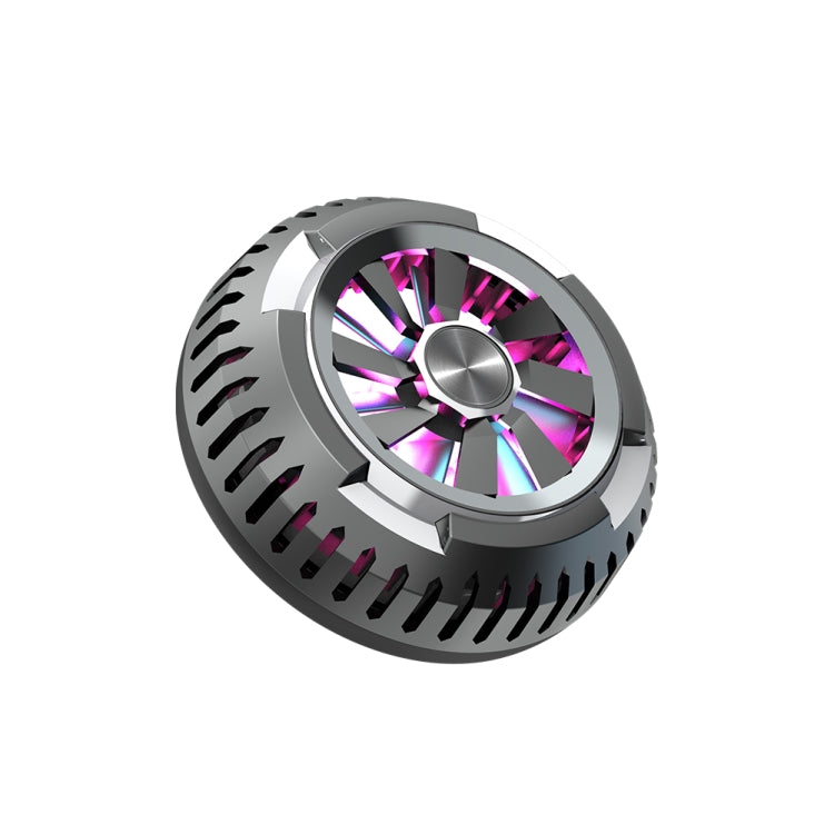 X6 Universal Mini Magnetic Mobile Phone Tablet Computer Semiconductor Radiator(High Gloss Black)