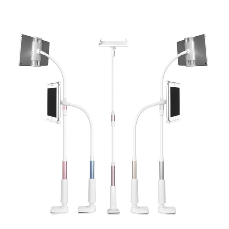 LP-6 Tablet Mobile Phone Lazy Bracket Detachable Bed Bracket, Style: Three-stage (Cute Pink)