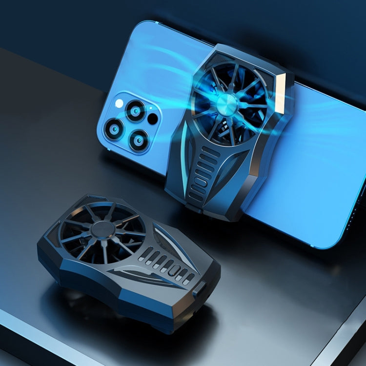 Mobile Phone Radiator Game Chase Drama Cooling Radiator, Style: GT05 Wind Cool (Black)