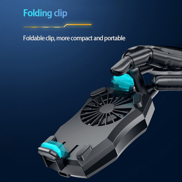 Mobile Phone Radiator Game Chase Drama Cooling Radiator, Style: GT05 Wind Cool (White)