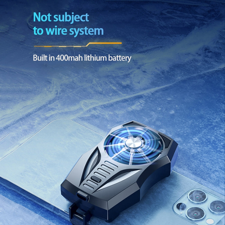 Mobile Phone Radiator Game Chase Drama Cooling Radiator, Style: GT05 Wind Cool (White)