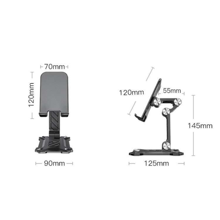 PH8-001 Mobile Phone Desktop Bracket Lazy Telescopic Live Bracket,