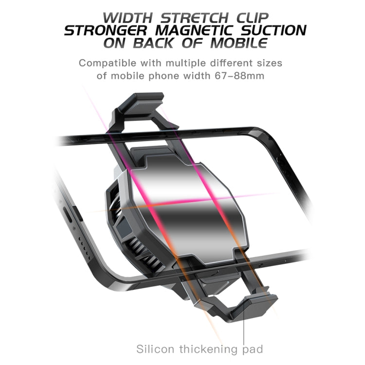 F10 Semiconductor Cooling Mobile Phone Radiator for Mobile Phones within 67-88mm Width, Style: Basic Version (White)