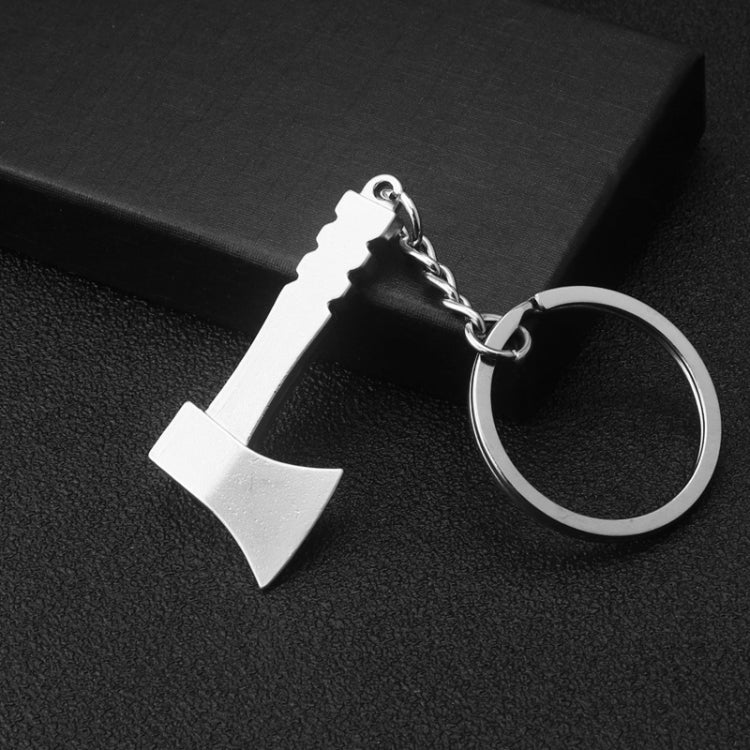 10 PCS Tool Metal Keychain Car Key Ring Pendant, Colour: H-391 Glossy Ax