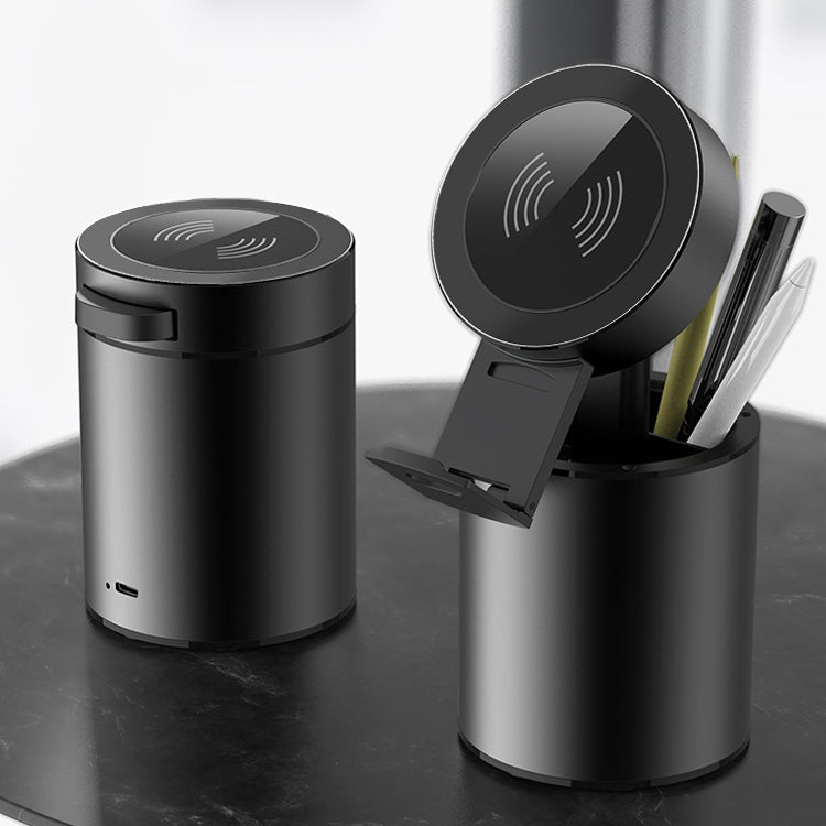 CCH1 18W Max Mobile Phone Wireless Charger Metal Pen Holder Foldable Portable Mobile Phone Tablet Holder
