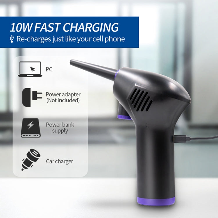 Handheld Powerful Dust Blower Window Sill Keyboard Cleaner(Gray)