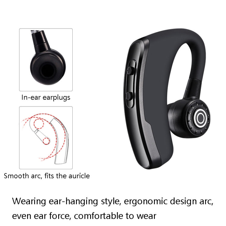 P11 Long Standby Ear-mounted Bluetooth 5.0 Earphone Stereo Sports Anti-Sweat Wireless Headphone(Black)