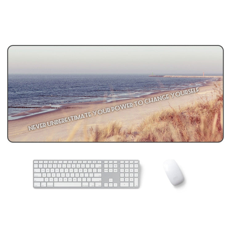 400x900x2mm AM-DM01 Rubber Protect The Wrist Anti-Slip Office Study Mouse Pad
