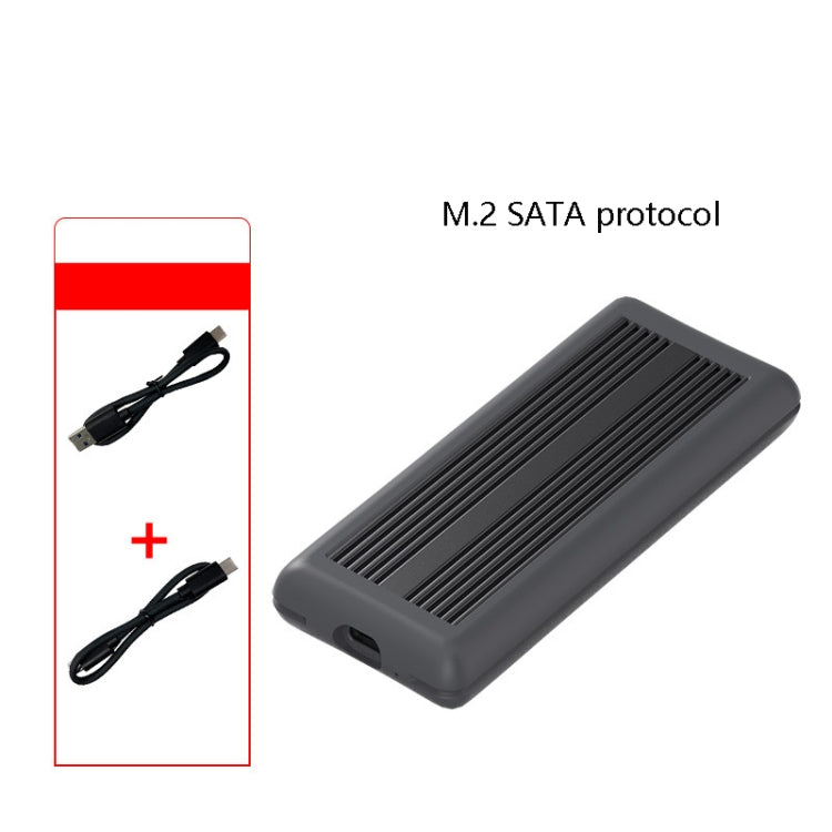 M.2 NVME / NGFF Solid State Drive Troll Type-C3.1 SSD Mobile Hard Disk Box, Style: NGFF Double Cable