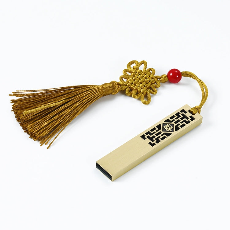 JM03 Metal Classical Style U-Disk Window Grilles USB 2.0 Flash Drive, Capacity: 4GB