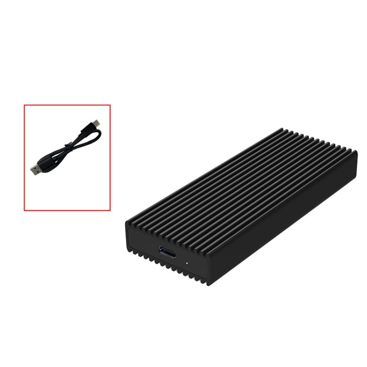 M.2 NVME / NGFF Mobile Hard Disk Box TYPE-C3.1 Notebook External Solid State Drive Box, Style: PC280K NVME Single Cable