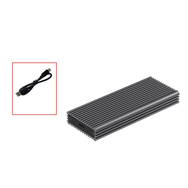 M.2 NVME / NGFF Mobile Hard Disk Box TYPE-C3.1 Notebook External Solid State Drive Box, Style: M280G NGFF Single Cable