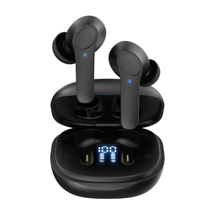 B11 TWS Bluetooth 5.0 Sports Wireless ANC Noise Cancelling In-ear Earphones with Charging Box, Support LED Power Display