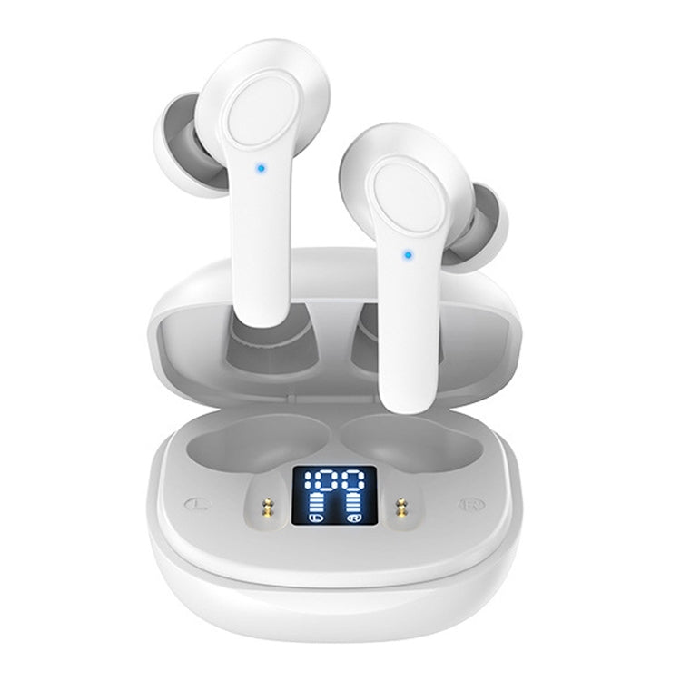 B11 TWS Bluetooth 5.0 Sports Wireless ANC Noise Cancelling In-ear Earphones with Charging Box, Support LED Power Display
