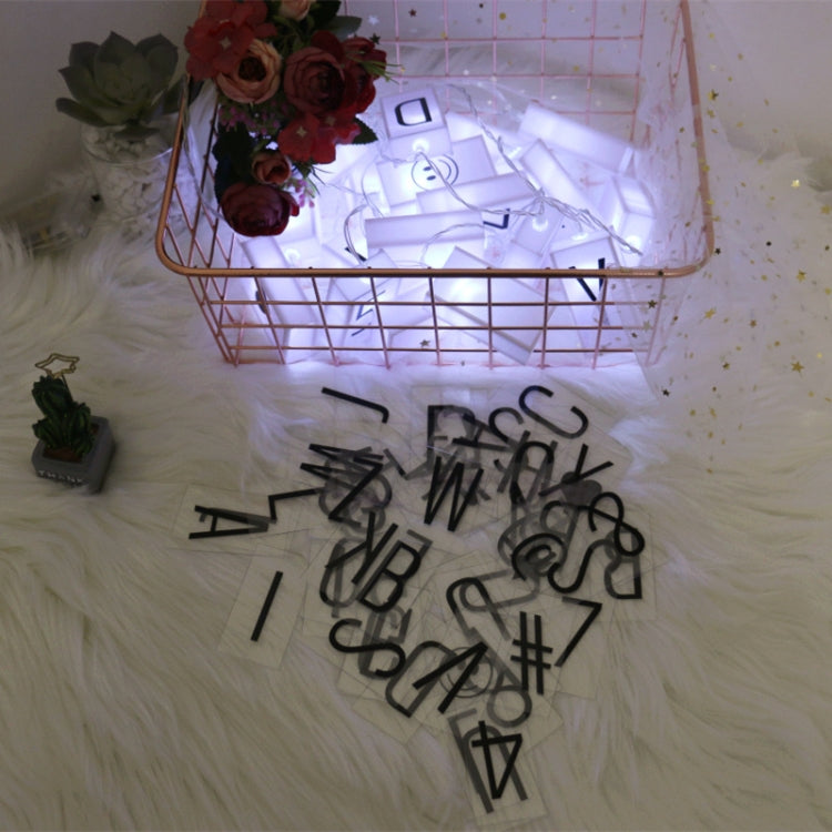 2m 20 LEDs HS-0025 Holiday Room Decoration LED Letter Puzzle String Lights