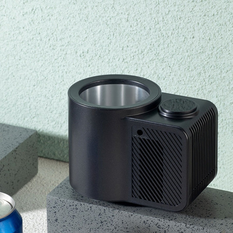 Y28003 Smart Car Portable Fast Cooler 12V Universal Mini Small Refrigerator(Black)