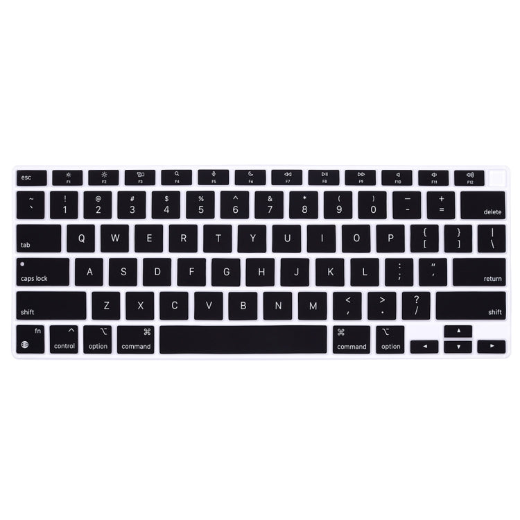 10 PCS Laptop Dust-Proof Waterproof Keyboard Film For MacBook Air 13.3 Inch A2337 2020 US Version (Transparent Black)
