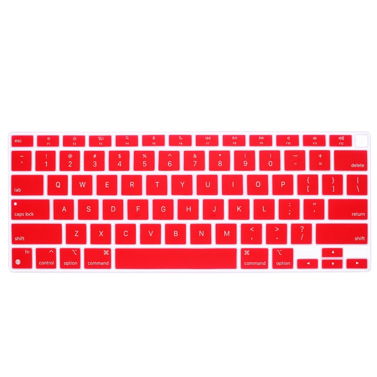 10 PCS Laptop Dust-Proof Waterproof Keyboard Film For MacBook Air 13.3 Inch A2337 2020 US Version (Wine Red)