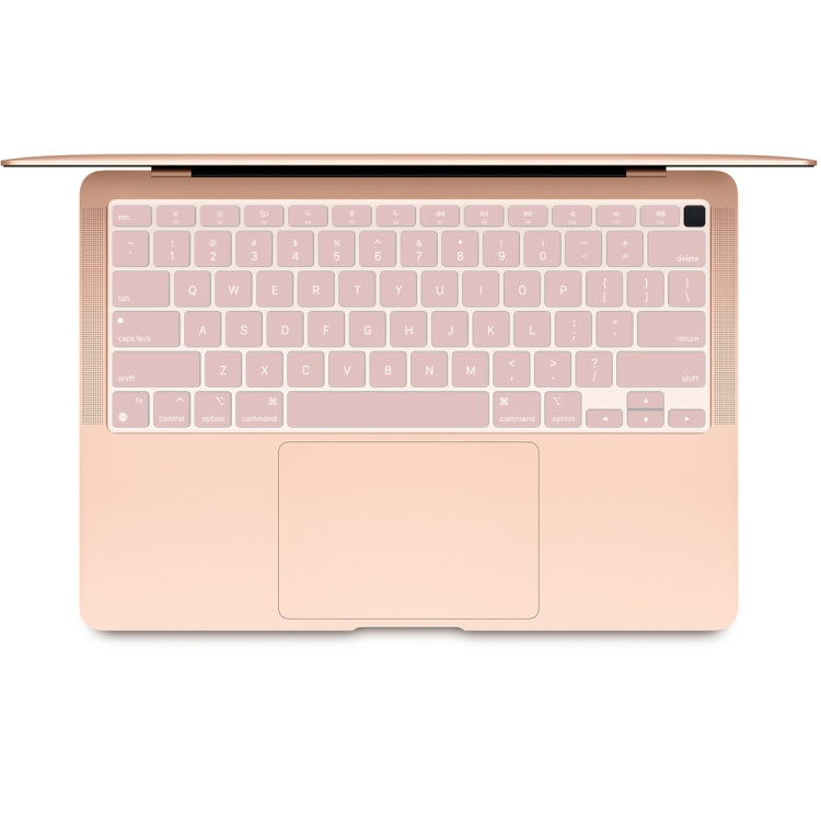 10 PCS Laptop Dust-Proof Waterproof Keyboard Film For MacBook Air 13.3 Inch A2337 2020 US Version (Rose Pink)