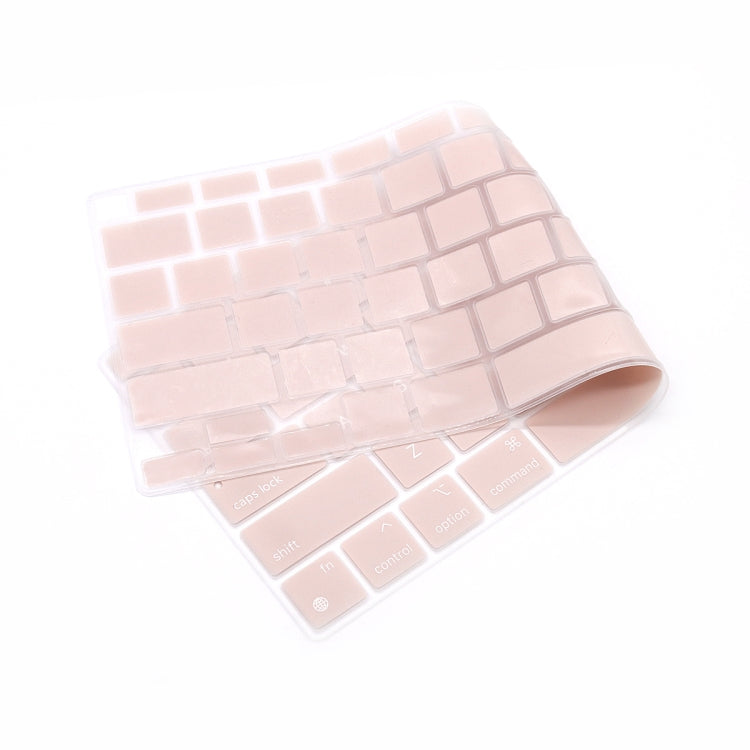 10 PCS Laptop Dust-Proof Waterproof Keyboard Film For MacBook Air 13.3 Inch A2337 2020 US Version (Rose Pink)