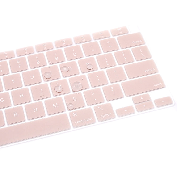 10 PCS Laptop Dust-Proof Waterproof Keyboard Film For MacBook Air 13.3 Inch A2337 2020 US Version (Rose Pink)