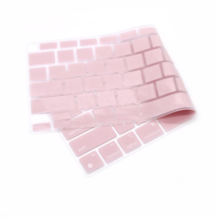 10 PCS Laptop Dust-Proof Waterproof Keyboard Film For MacBook Air 13.3 Inch A2337 2020 US Version (Pink)