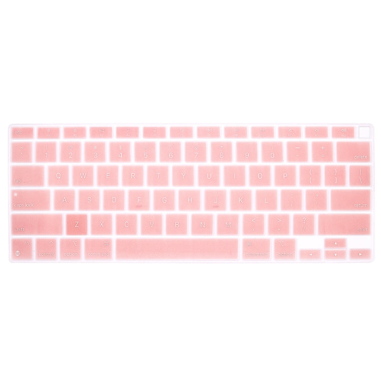 10 PCS Laptop Dust-Proof Waterproof Keyboard Film For MacBook Air 13.3 Inch A2337 2020 US Version (Rose Gold)