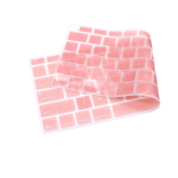 10 PCS Laptop Dust-Proof Waterproof Keyboard Film For MacBook Air 13.3 Inch A2337 2020 US Version (Rose Gold)