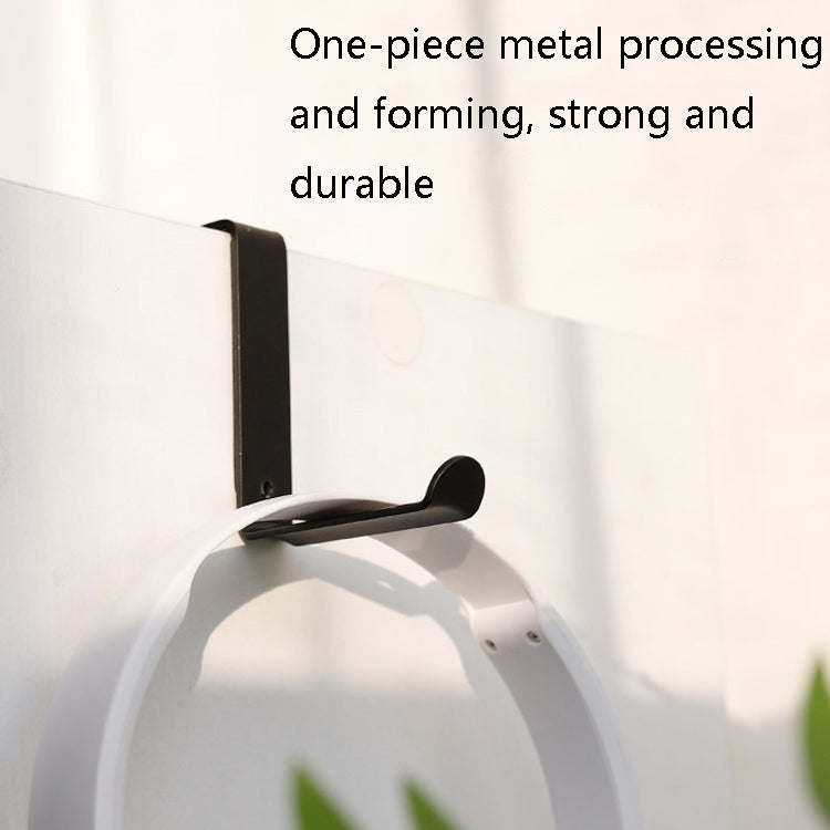 2 PCS JD045 Computer Headwear Headset Hook Multi-Function Metal Display Rack