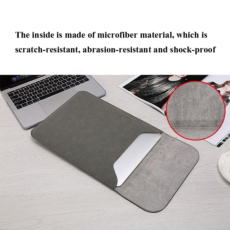 HL0008-014 Notebook Frosted Computer Bag Liner Bag + Power Supply Bag, Applicable Model: 12 inch(A1534)