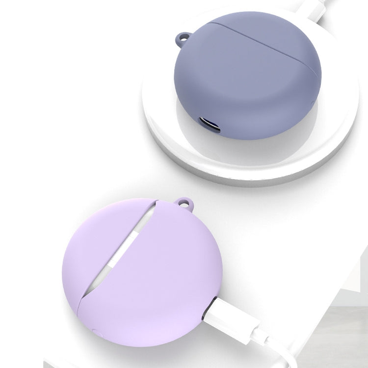 5 PCS Silicone Protective Case for Huawei FreeBuds 3, Colour: Gray