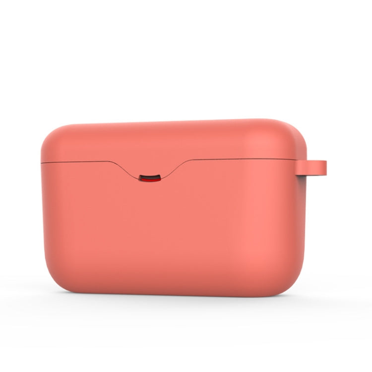 2 PCS Liquid Silicone Protective Cover Case for Sony WF-H800, Colour: Orange